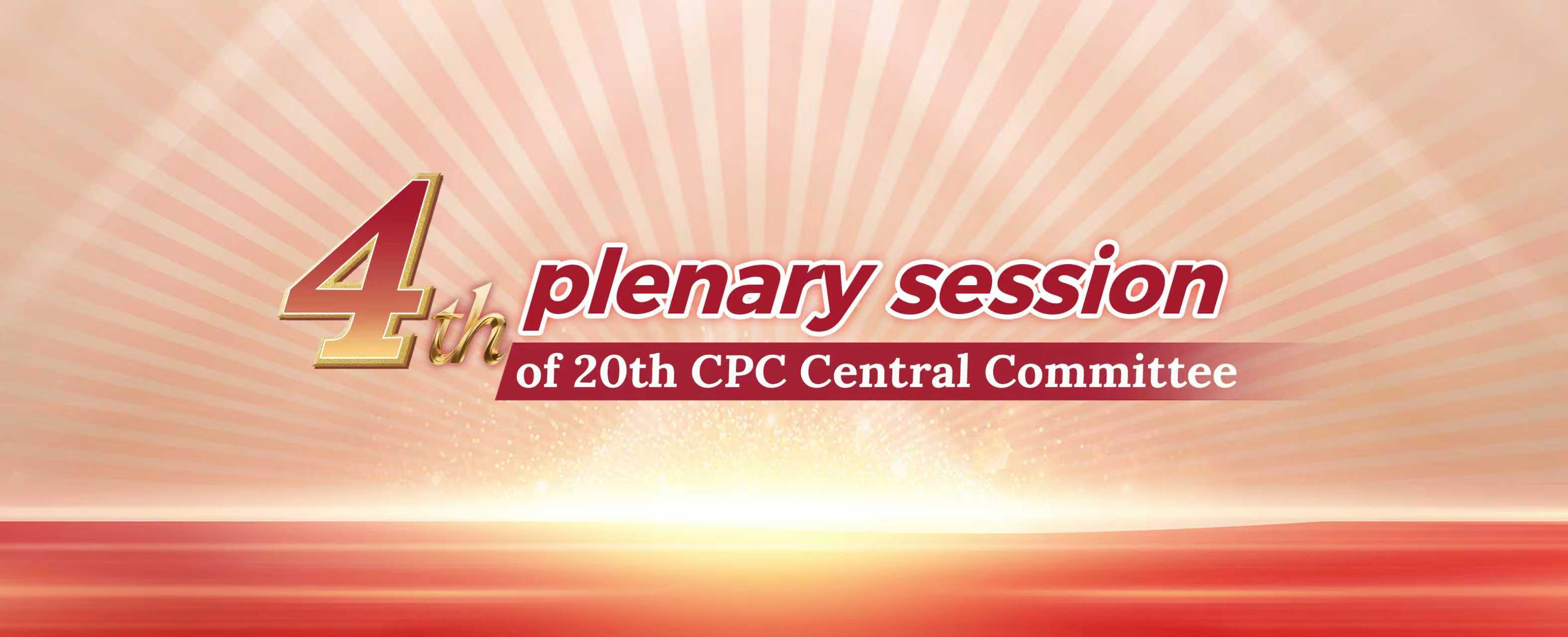 4th plenary session of 20th CPC Central Committee